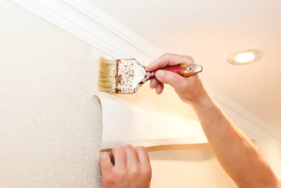 Pose de papier peint à Rivecourt — revêtements muraux et toiles de verre